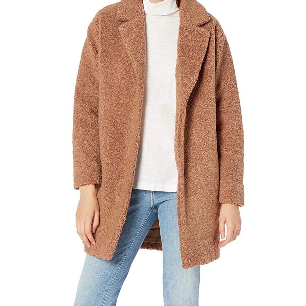 Daily Ritual Brown Teddy Jacket